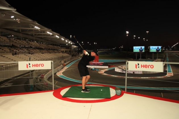 Momentka z Hero Challenge, která se konala před turnajem Abu Dhabi HSBC Championship a kterou vyhrál Viktor Hovland (foto: GettyImages)