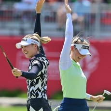 Nelly a Jessica Kordovy se pokusí vyhrát svůj první major na AIG Women´s British Open (Foto: Twitter)