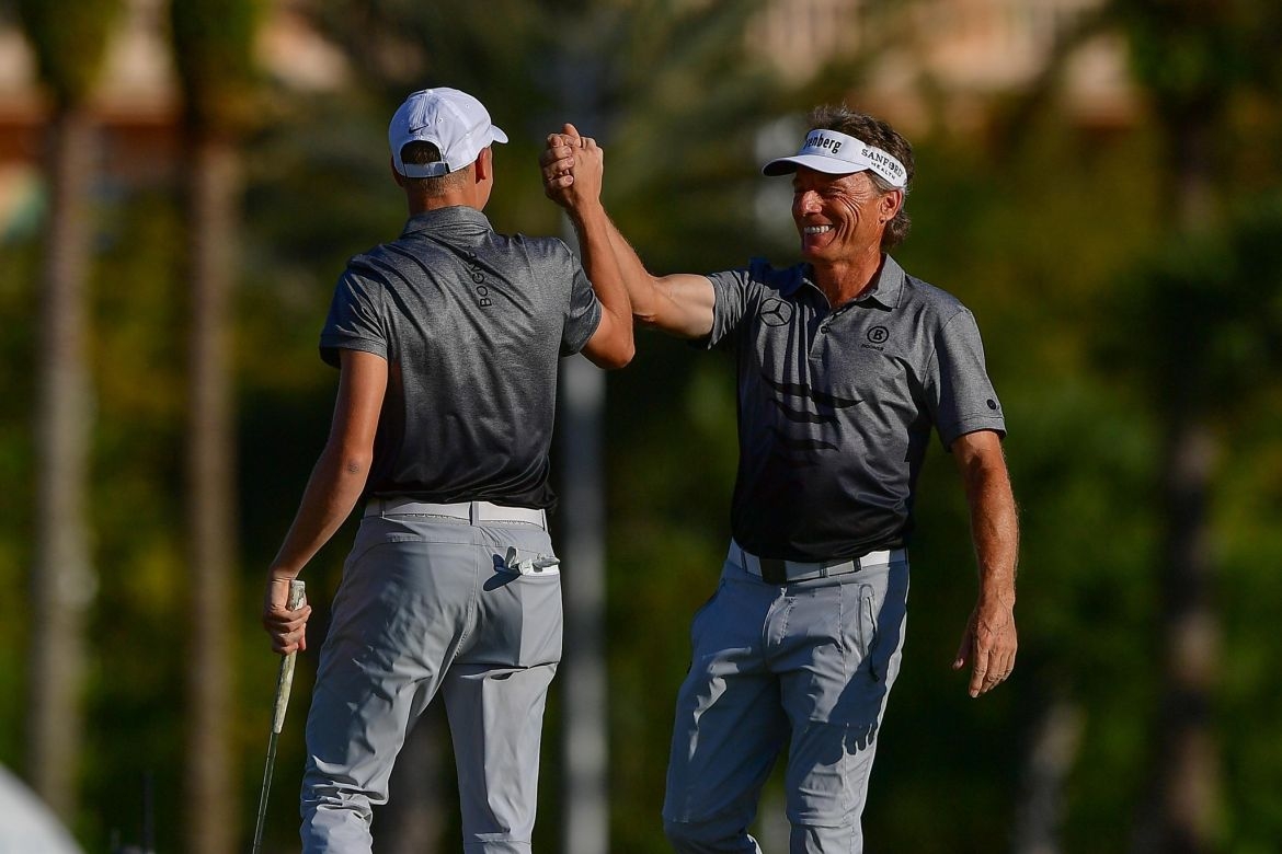 Bernhard Langer a Jason Langer