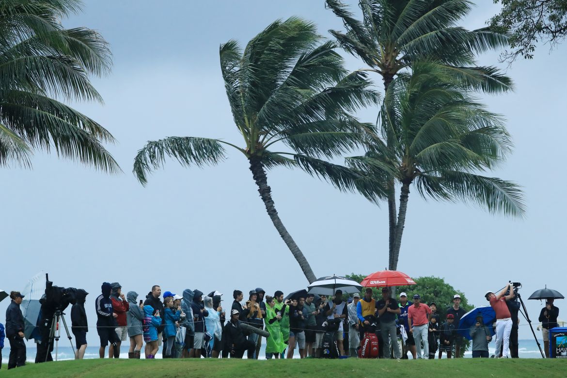 Momentka z finálového kola Sony Open na Havaji (foto: GettyImages).