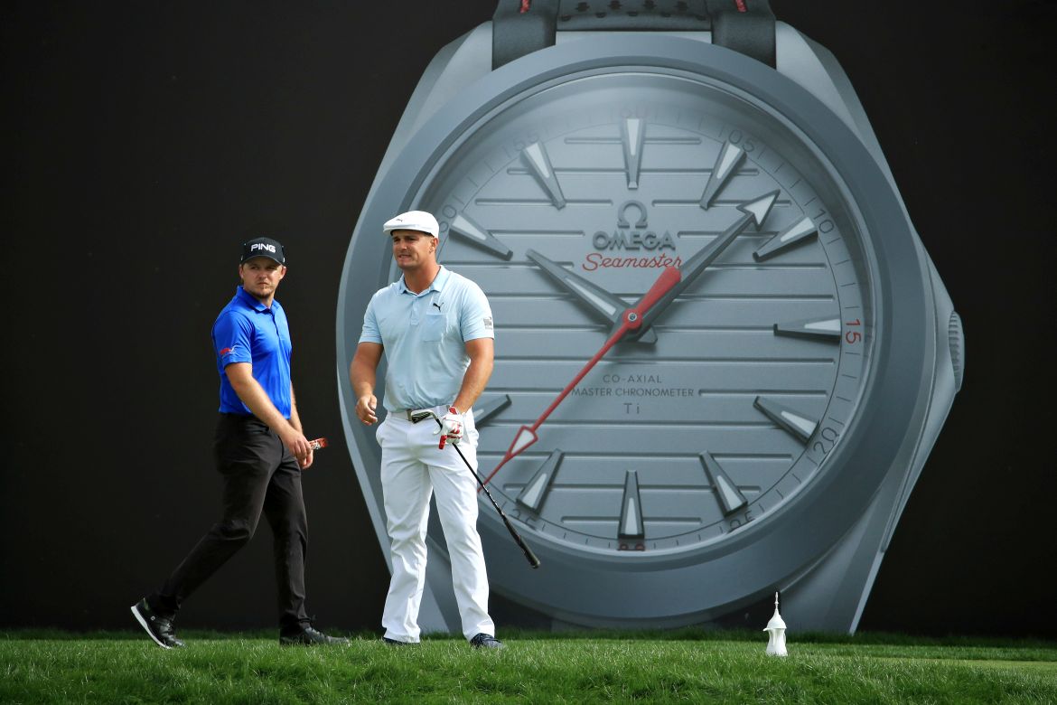 Momentka z finálového kola Omega Dubai Desert Classic, po kterém se radoval ze svého premiérového titulu na European Tour Australan Lucas Herbert (foto: GettyImages)