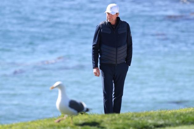 Momentka z finálového kola turnaje AT&T Pebble Beach Pro-Am, který ovládl kanadský profesionál Nick Taylor (foto: GettyImages)