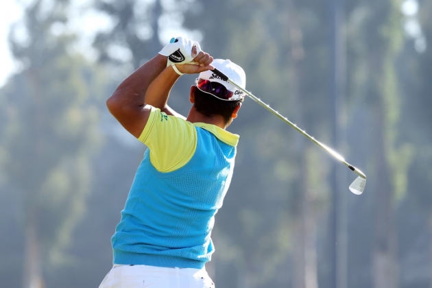 Adam Scott v Riviera Country Clubu ukončil takřka čtyřleté čekání na další vítězství na PGA Tour a připsal si 14. titul na zámořském okruhu v kariéře (foto: GettyImages)