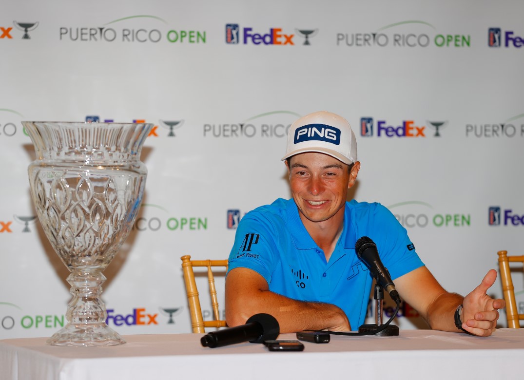 Viktor Hovland se stal prvním norským šampionem v historii PGA Tour, když ovládl Puerto Rico Open 2020 (foto: GettyImages)