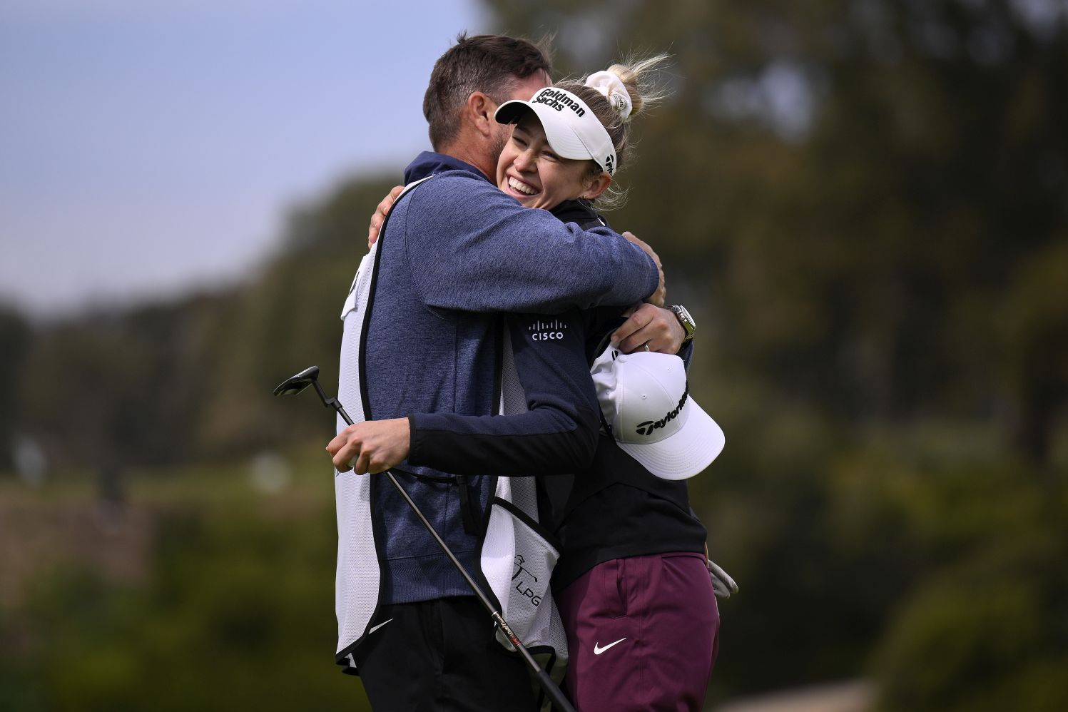 Nelly Korda a její caddie Jason McDede (Foto: Getty Images)