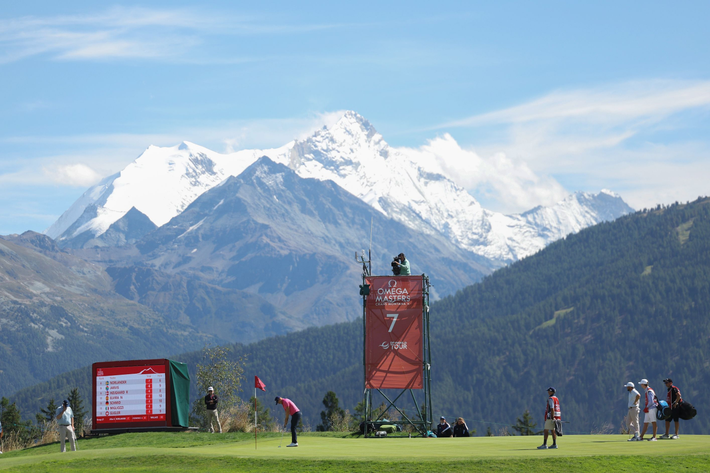 Omega European Masters v Crans Montaně (Foto: Getty Images)